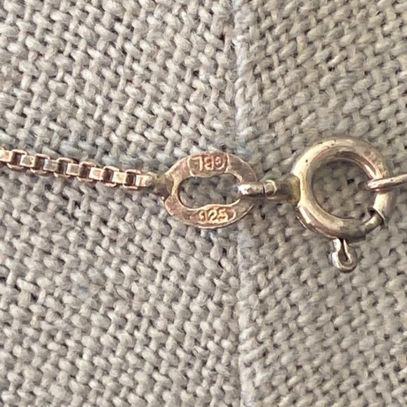 Pretty Sterling Silver 925 Filigree Heart Pendant Necklace 18" - Picture 9 of 11